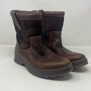 Clarks, Men's Ryerson Peak, Winter Boot, Brown Leather, Size U.S. 9 M, U.K. 8